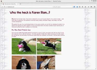 Personal Web Site